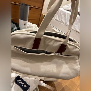 Away Weekender Bag. Used a few times but in a great condition. Sand color.